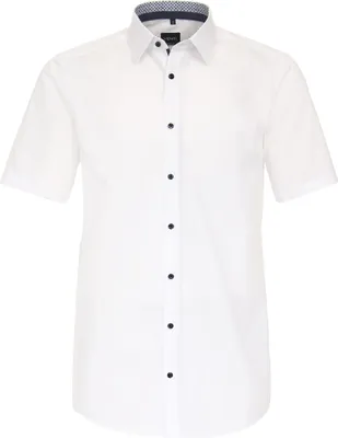 Produktbild von VENTI Herren Businesshemd Kurzarm Kent Modern-Fit Weiß 40