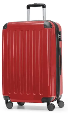 Produktbild von HAUPTSTADTKOFFER - Alex - Hartschalen-Koffer mit Erweiterung  Reisekoffer Hardcase Check-In Luggage 15-20 kg, expandable Trolley glossy 65 cm, 74 L,Rot