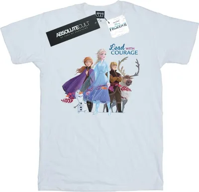 Produktbild von Disney - "Frozen 2 Lead Courage" T-Shirt für Damen BI24500 (3XL) (Weiß)