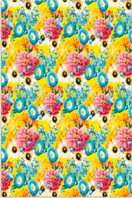 Produktbild von MuchoWow® Poster Blumen - Collage - Farben 40x60 cm - Plakate für die Wand - Poster Babyzimmer