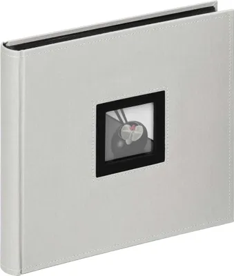 Zdjęcie produktu dla Album książkowy Walther czarno-biały 27x26 szary FA209D
