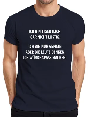 Zdjęcie produktu dla Nie jestem śmieszny tylko wredny Sarkastyczny humor Ironia Koszulka męska, Granatowy, 3XL