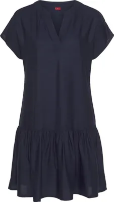 Produktbild von s.Oliver Blusenkleid mit Volant am Rock marine Größe 34