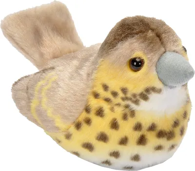 Image de Wild Republic Grive musicienne avec son 17 cm peluche