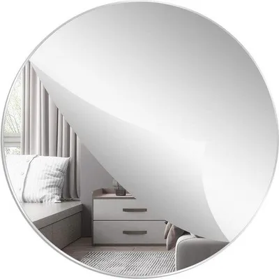 Produktbild von Runde Wandspiegel aus Acryl - 30 cm - cirkelvormige Spiegel - Selbstklebend - für Badkammer und Schlafzimmer