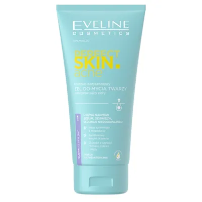 Immagine prodotto di Eveline Cosmetics Perfect Skin Acne – gel detergente, detergente, idratante