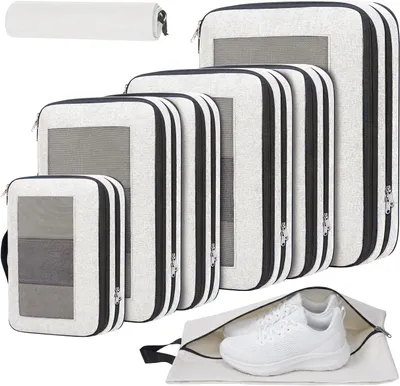 Productafbeelding van Compressie pakzakken, bagage organizers, uitbreidbaar, voor reizen