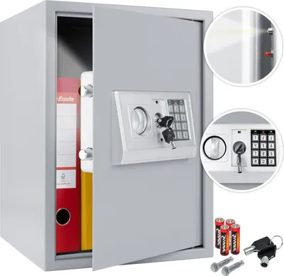 Produktbild von Kesser Elektronischer Wandtresor, 50x35x34,5 cm, mit LED-Anzeige und freiwählbarem Sicherheitscode