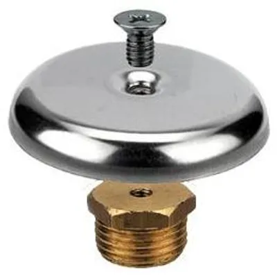 Produktbild von Stopfen mit Rosette 1/2 Zoll Messing