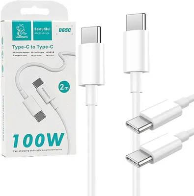 Zdjęcie produktu dla Denmen Kabel Usb-C Typ-C Usb C 3,6A 100W 2M Mocny Szybkie Ładowanie