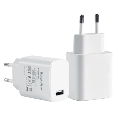 Produktbild von Blackview 18W Ladder Quick Charge Schnellladegerät Typ C, USB-A Netzteil für Blackview/ Samsung, iPhone, Ipad, HTC, Handy Schnellladegerät