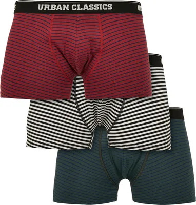 Obrázok produktu pre Urban Classics - Boxerky STRIPES 3er Pack - 4XL