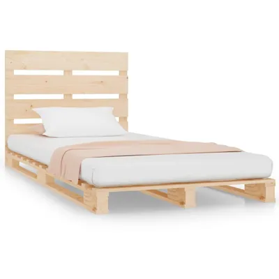 Image de Cadre de lit sans matelas 90x200 cm bois de pin massif