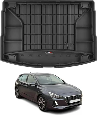 Immagine prodotto di OMAC rivestimento del bagagliaio in gomma per Hyundai i30 2017-2020 rivestimento del bagagliaio in TPE nero