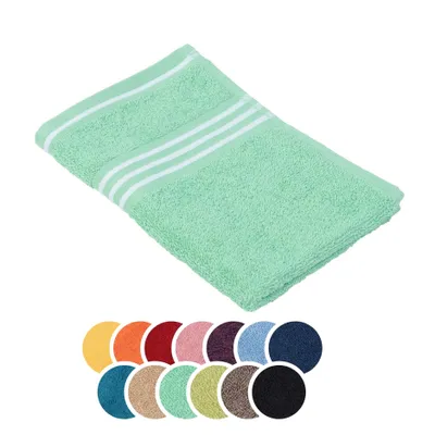 Produktbild von liebling Gästetuch Baumwolle, Serie Santos, 500 gr. / m², 30 x 50 cm, , 60 Grad, saugstark, schnelltrocknend, Farbe: mint