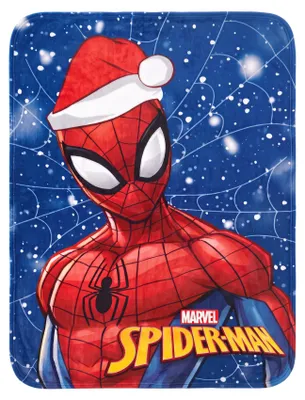 Obrázok produktu pre Vianočná fleecová deka Spiderman - MARVEL