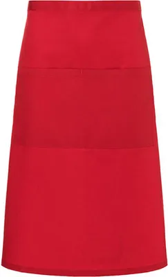 Obrázek produktu pro Karlowsky Bistro Zástěra BASIC unisex 70 x 70 cm směs polyesteru a bavlny červená