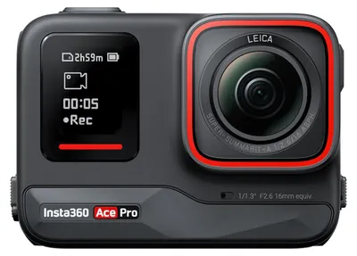 Produktbild von Insta360 Ace Pro, 8K Ultra HD, 48 MP, 240 fps, WLAN, Bluetooth, 1650 mAh