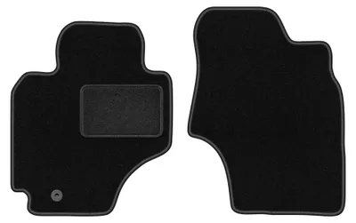 Image de Tapis avant en moquette pour Toyota RAV4 II 2000-2003 (Suv 5-drzwiowy) – 2 pièces, noirs, sur mesure – Wielganizator LUX