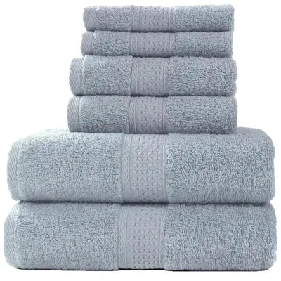 Image de Linge pour le visage, doux et absorbant, polyvalent, bleu, 35 x 75 cm, 1 pièce