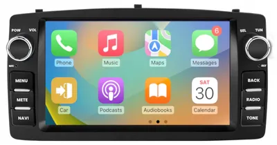 Zdjęcie produktu dla Radio Android do Toyota Corolla E12 / Carplay Android Auto Wi-Fi 6+128 GB