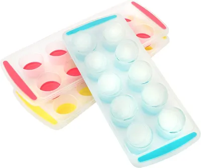 Immagine prodotto di Stampo per cubetti di ghiaccio per un totale di 30 cubetti - Set da 3 - Colorato