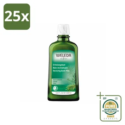 Obrázek produktu pro 25 kusů Weleda Zilverspar, osvěžující koupelová pěna - 200 ml - balení