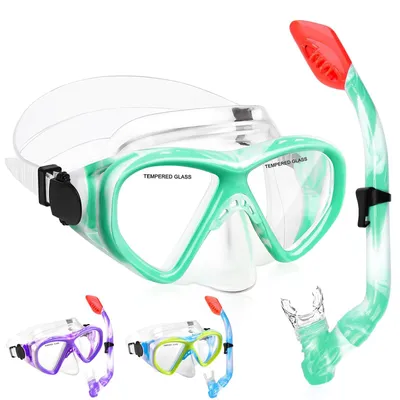 Productafbeelding van Duikbril met snorkelset voor kinderen, anti-lek, anti-condens, voor zwembad