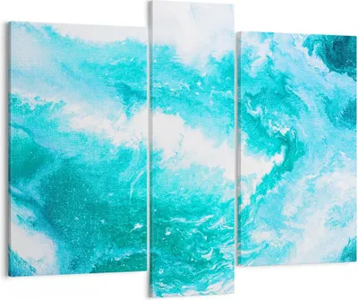 Produktbild von Bild auf Leinwand - Leinwandbild - Abstraktion modern - 95x80cm - Wand Bild - Wanddeko - Wandbilder - Leinwanddruck - Bilder - Kunstdruck - Wanddekoration - Leinwand bilder - Wandkunst - CB95x80-3801