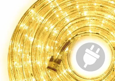 Obrázek produktu pro LED světelný kabel 240 diod, 10 m, žlutý