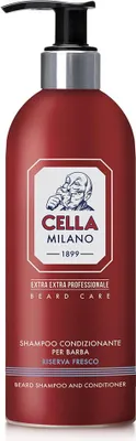 Produktbild von Cella Milano Riserva Fresco Bartshampoo und Spülung 500 ml