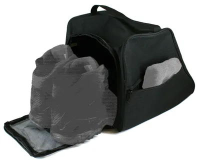 Produktbild von Stiefeltas für Wanderschuhe, Schwarz, 33 x 24,5 x 28 cm