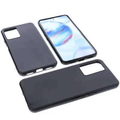 Produktbild von foto-kontor Hülle kompatibel mit Cubot X50 Tasche Gummi TPU Schutz Handytasche schwarz