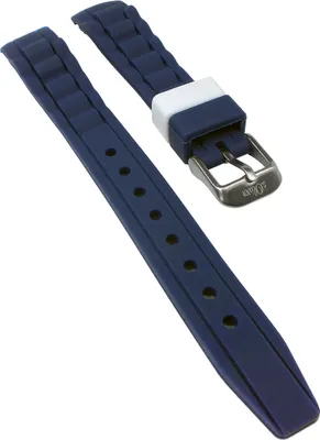 Produktbild von s.Oliver Uhrenarmband | Silikon weich blau 14mm für SO-2589-PQ