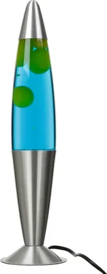 Obrázok produktu pre JENNY Dekoratívna lávová lampa modrá žltá strieborná V:42cm G9 stolová lampa vintage obývacia izba izba pre mladých