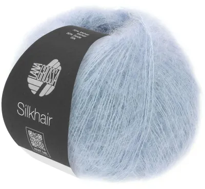 Produktbild von Lana Grossa SILKHAIR 25 g feines Lace-Garn aus Superkid-Mohair und Seide in 64 Farben 210 m Farbe 092 - Himmelblau