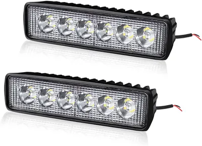 Produktbild von UISEBRT 2* 18W LED pracovné svetlo 12V/24V pomocné svetlomety auto offroad reflektor hliník IP67 pre traktor SUV UTV ATV