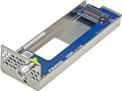 Produktbild von QNAP - Laufwerksschachtadapter - E1.S-Tray mit M.2 2280 Adapter v2 - M.2 - M.2 Card - EDSFF E1.S