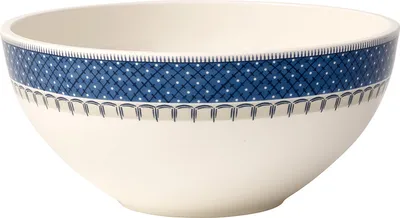 Produktbild von Villeroy & Boch Casale Blu, Salatschüssel, 3 l, Rund, Porzellan, Beige, Blau, Portion