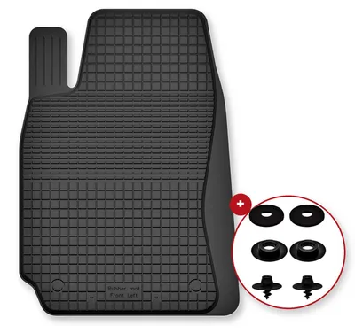 Image de Tapis conducteur en caoutchouc pour Citroen Jumpy I 1994-2006 – noir, semi-universel, adapté