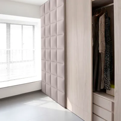 Produktbild von Wandkissen Fancy creme/taupe Gewebte-Optik 30 x 30 cm