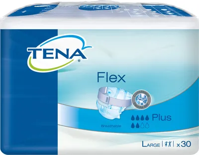 Produktbild von TENA flex Plus Large blau, 30 St