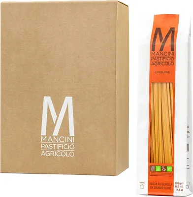 Immagine prodotto di Mancini Pastificio Agricolo - Linguine - Italienische handwerkliche Nudeln - 12 x 500 g