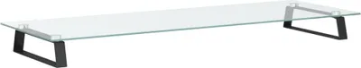Immagine prodotto di vidaXL Supporto per monitor nero 100x35x8 cm in vetro temperato e metallo