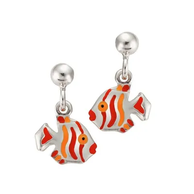 Produktbild von Scout 262134100 Ohrringe Mädchen Fische Silber Orange