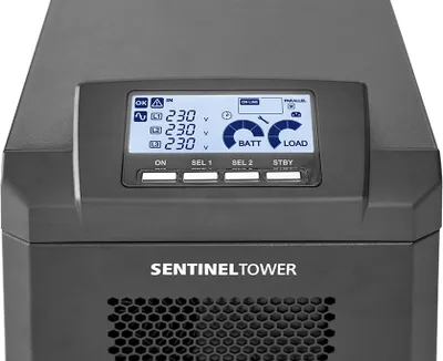 Zdjęcie produktu dla Riello Sentinel Tower, Podwójnej konwersji (online), 8 kVA, 8000 W, Sinus, 220 V, 415 V