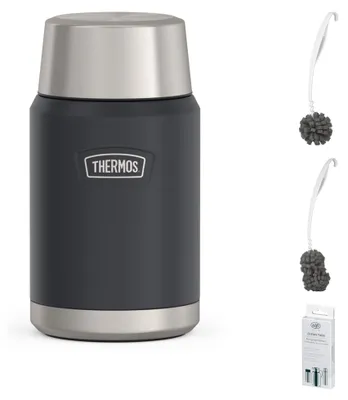 Produktbild von THERMOS ICON FOOD JAR 0,71 l Ersatzteil – Vorteilsset mit Reinigungsbürste CLEAN FIX 30 cm