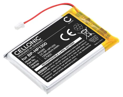 Immagine prodotto di CELLONIC 1x Batteria per Headset / Auricolare / Cuffie Compatibile con Sony MDR-DS7000, MDR-RF7000, MDR-RF7100, BP-HP1200 – (1200mAh, 3.7V)