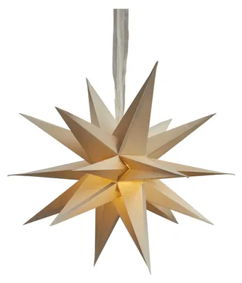 Produktbild von Star Trading Paper Star December, Beige, Papier, Weihnachten, 1 Stück(e), 450 mm, 450 mm