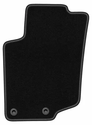 Image de Tapis conducteur en moquette pour Peugeot 207 2006-2012 (SW/break/à hayon) – 1 pièce, noir, sur mesure – Wielganizator BASIC